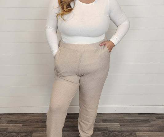 Basic White Long Sleeve Top