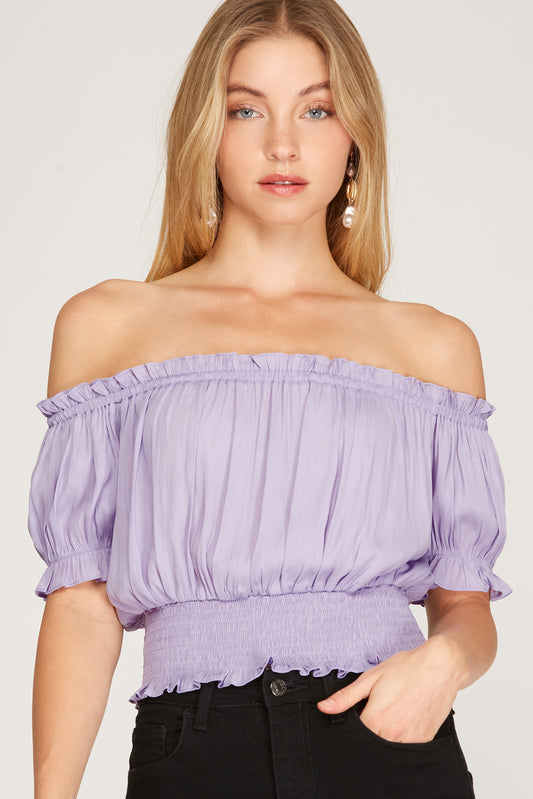 Lav Off Shoulder Top